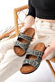 Pien Double Buckle Stylish Daily Full Orthopedic Slippers - 2