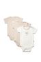 Baby 3-Pack Short Sleeve Bodysuits, 100% Organic Cotton, Infant and Newborn Series -Csy8122 - 2