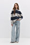 Hooded Striped Sweatshirt - 4