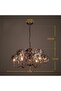 Nordic Wrought Iron Glass Chandelier for Living Room, Restaurant, Cafe, Bar, Retro Pendant Light - 2
