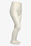 Children's Cross Ballerina Cream Color Patterned Pantyhose