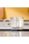 Retro Wavy Color Bead Handled Glass Cup Set of 2 300 ml - 6