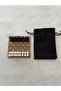 Pocket Chess Mini Chess Set Wooden Small Chess Set School Picnic Camping Gift Couple Gift - 3