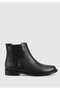 Black Leather Women's Boots