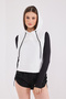 Relay Women's Hooded Sports Vest White - 8