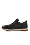 Black Genuine Leather Men's Casual Shoes 5Y2119-2304 m - 2