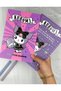 Kuromi and Sanrio Characters Sticker Album Set 32 Sheets Notebook Sticker