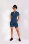 Passion Women's Short Sleeve Sports Jumpsuit Petrol - 3