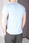 Round Neck Knitwear Men's Cotton T-Shirt - 3