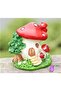 3D 5.5cm Smurfs Mushroom House Tree Flower Silicone Mold K-145, Fragrant Stone Soap Plaster Candle Mold