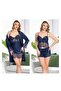 Women's Satin 6-Piece Lace Bridal Dowry Set Jl.4R.8K1.Mk