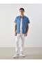 LCW Jeans Regular Fit Short Sleeve Men's Jean Shirt - 2