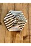 Set of 10 Hexagonal Ceramic Mud Molds - 2