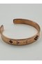 Pure Copper Abundance Abundance Anatolian Hand on the Waist, Moon Sun Star Zeolite Stone Bracelet - 4