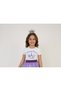 Princess Lilac Sequins Printed Girl's T-Shirt 23 April 29 October 10 November 19 May Show Clothes - 2