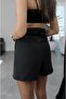 Black Kiera High Waist Shorts Skirt - 5