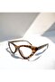 Cat Model Unisex Leopard Frame Transparent Glass Sunglasses New Season Leopard - 4