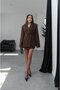 Brown High-Waist Skirt Shorts Kiera - 8