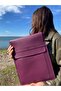 MacBook Pro Air Waterproof Laptop Case 13' 14' 15' inch Notebook Vegan Artificial Leather Bag