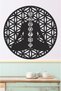 Wooden Sacred Geometry Flower of Life and Loving Chakra Decorative Painting