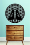 Wooden Sacred Geometry Flower of Life and Loving Chakra Decorative Painting - 4