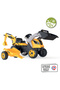 Tractor cu pedale și remorcă Builder Max, galben - 3