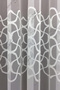 Tulle Curtain Yakamoz Pattern Knitted Tulle Curtain Living Room, Bedroom, Kitchen Tulle, Pleated - 3