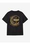 Plus Size Hello Darkness Printed Black Oversize Unisex T-shirt - 5