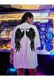 Women's Dark Angel Printed Oversize T-shirt - 3