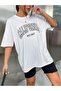 Plus Size Special Design California West Coast Printed 2023 Summer Season Oversize T-shirt - 4