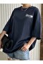 Large Size Light Off Limited Time Printed Oversize T-shirt - 2