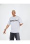Large Size Represent Owners' Club Printed Oversize Cotton T-shirt with Chest Detail - 2