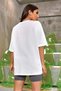 Women's Oversize Los Angeles Printed T-shirt K2109 - 4