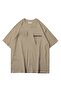 Plus Size Essentials Small Printed Cotton Oversize Crew Neck T-shirt