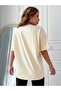 Plus Size Hawaii Beach Adventure Life Printed Beige Oversize T-shirt - 2