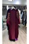 Velvet Kimono-Standard Burgundy - 3