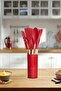 18Piece Silicone Ladle Colander Spoon Brush Beater Spatula Tongs Serving Set Kitchenware with Bamboo Handle - 5