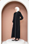 New Ferace White Striped Hooded Ferace Stylish Elegant Detailed Ferace - 4