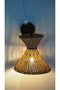 Rattan Sconce - Birch Detailed, Handmade - 6
