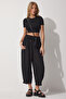Summer Thin Ayrobin Baggy Pants Live Black Lci0029