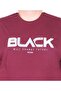Men's Big Size Crew Neck T-Shirt Black 25176 Murdum - 2