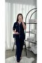 Lena Soft Piping Detailed Short Sleeve Pajama Set