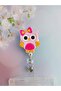 Owl Silicone Yoyo Collar Card Holder Horizontal Vertical Card Protector - 2