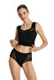 Women's Slip Panties Lace Private 1316 - Black - 6