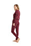 Women's T-Shirt 51641 - Burgundy - 5