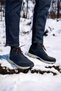 Outdoor Boots Shoes Winter Durable Sturdy Sole Lace-up NAVY BLUE - 8