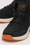 Outdoor Boots Winter Resistant Sturdy Sole Lace-Up Black - Orange - 6