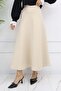 Scuba Flared Skirt Stone Color 212 - 2