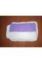 Hand Knitted Floral Long Bath Loofah - White-Lilac - 2