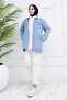 Hijab Denim Jacket Blue 704 - 3